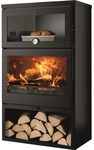 PANADERO Kaminofen &raquo;Zamora&laquo;, schwarzmetallic, Stahl, 7,1 kW