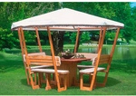 PROMADINO Pavillon &raquo;Rosenheim&laquo;, achteckig, achteckig, BxHxT: 304 x 213 x 304 cm -
