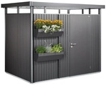 BIOHORT Blumenkasten &raquo;FloraBoard&laquo;, BxH: 82 x 188 cm, dunkelgrau, Stahlblech