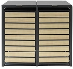 Westmann M&uuml;lltonnenbox, 480 l, Anthrazit - grau