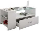 VCM Couchtisch &raquo;Tindala&laquo;, BxHxL: 50 x 45 x 100 cm - weiss