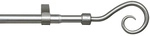 LIEDECO Stilgarnitur &raquo;Syrakus&laquo;, L&auml;nge 2400 mm, &Oslash; 16 mm, Metall - silberfarben