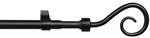 LIEDECO Stilgarnitur &raquo;Syrakus&laquo;, L&auml;nge 2400 mm, &Oslash; 16 mm, Metall - schwarz