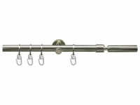 LIEDECO Stilgarnitur »Turin«, Länge 1600 mm, Ø 16 mm, Metall - silberfarben