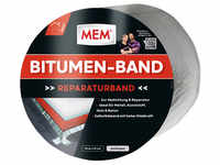MEM Bitumenband, 10,0 m x 10 cm, Aluminiumfarben - silberfarben