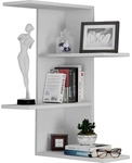 VCM Eckregal &raquo;Balos&laquo;, BxHxL: 45 x 77 x 45 cm, Holzwerkstoff - weiss