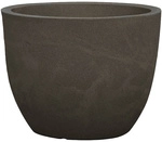 SIENA GARDEN Pflanzgef&auml;&szlig; &raquo;Bristol&laquo;, Kunststoff, taupe, rund - braun