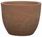 SIENA GARDEN Pflanzgef&auml;&szlig; &raquo;Bristol&laquo;, Kunststoff, terrakottafarben, rund - braun