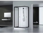 Marwell Komplettdusche &raquo;Black + White&laquo;, HxT: 200 x 80 cm - schwarz