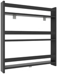VCM Wandregal &raquo;Kidos&laquo;, BxHxL: 70 x 80 x 10 cm, Holzwerkstoff - grau