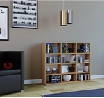VCM Regal &raquo;Megosa Mini&laquo;, BxHxL: 23 x 83 x 102,1 cm, Holzwerkstoff - braun