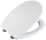 WENKO WC-Sitz &raquo;Vorno neo&laquo;, Breite: 370 mm, oval, Duroplast - weiss