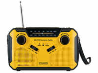 SCHWAIGER Radio, gelb-schwarz, Kunststoff, für Unterwegs - bunt