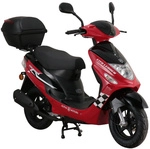 ALPHA MOTORS Mofa &raquo;CityLeader&laquo;, 50 cm&sup3;, Verbrauch: ca. 2,8 l/100 km - rot
