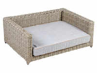 GREEMOTION Haustier-Sofa, braun/beige/grau, BxHxL: 80 x 30 x 60 cm - grau |...