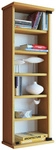 VCM Wandregal &raquo;Loposa&laquo;, BxHxL: 18 x 91,5 x 31 cm, Holzwerkstoff - braun