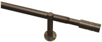 GARDINIA Gardinenstangen-Set &raquo;Zylinder&laquo;, L&auml;nge 1900 mm, &Oslash; 25 mm, Metall -