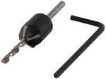 WOLFCRAFT Vorbohrer, Rundschaft, &Oslash; 3,2 &ndash; 12 mm - schwarz