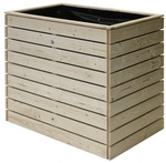 Westmann Hochbeet, 110x70x90cm, natur, Fichtenholz - braun