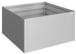 BIOHORT Hochbeet, 1,62 l, quadratisch - silberfarben