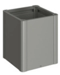 BIOHORT Pflanzbeet &raquo;Belvedere MIDI&laquo;, quarzgrau-metallic, Metall