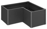BIOHORT Pflanzbeet &raquo;Belvedere MINI&laquo;, dunkelgrau-metallic, Metall