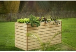 Westmann Hochbeet, 160x70x90cm natur, Fichtenholz - braun