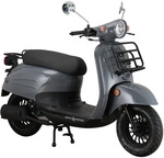 ALPHA MOTORS Motorroller &raquo;Adria&laquo;, 50 cm&sup3;, Verbrauch: ca. 2,2 l/100 km - grau
