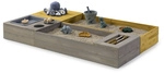 MUDDY BUDDY Sandkasten &raquo;Flexy Style&laquo;, Ab 3 Jahren, Zypressenholz - grau