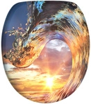Sanilo WC-Sitz &raquo;Wave&laquo;, mit Absenkautomatik Wave, Bunt, Oval