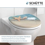 SCH&Uuml;TTE WC-Sitz, mit Absenkautomatik, oval, Duroplast - bunt