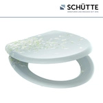 SCH&Uuml;TTE WC-Sitz, mit Absenkautomatik/Schnellverschluss, oval, Duroplast - bunt