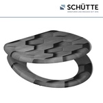 SCH&Uuml;TTE WC-Sitz, mit Absenkautomatik/Schnellverschluss, oval, Duroplast - bunt