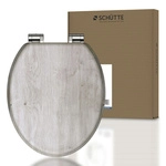 SCH&Uuml;TTE WC-Sitz &raquo;LIGHT WOOD&laquo;, MDF, oval, mit Softclose-Funktion - braun