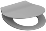 SCH&Uuml;TTE WC-Sitz &raquo;Slim Grey&laquo;, Duroplast, oval, mit Softclose-Funktion - grau