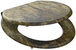 SCH&Uuml;TTE WC-Sitz &raquo;SOLID WOOD &laquo;, MDF, oval, mit Softclose-Funktion - braun