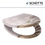 SCH&Uuml;TTE WC-Sitz, mit Absenkautomatik/Schnellverschluss, oval, Duroplast - bunt