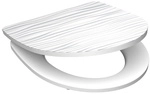 SCH&Uuml;TTE WC-Sitz &raquo;White Wave&laquo;, Duroplast, oval, mit Softclose-Funktion - weiss