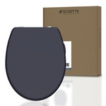 SCH&Uuml;TTE WC-Sitz &raquo;ANTHRAZIT&laquo;, duroplast, oval, mit Softclose-Funktion - grau