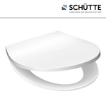 SCH&Uuml;TTE WC-Sitz, mit Absenkautomatik/Schnellverschluss, oval, Duroplast - weiss