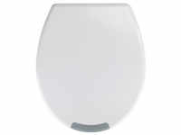 WENKO WC-Sitz »Secura«, Breite: 370 mm, oval, Duroplast - weiss