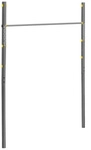 Turnreck &raquo;Fabian Pro Single&laquo;, BxH: 123 x 154 cm, grau
