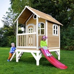 AXI Spielturm &raquo;Tom&laquo;, BxHxT: 287 x 231 x 191 cm, Holz, braun/wei&szlig;/rot