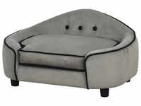 PawHut Hunde-Sofa, BxL: 45 x 15 cm, grau
