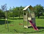 WENDITOYS Kletterspielturm &raquo;Salamander&laquo;, BxHxT: 340 x 270 x 290 cm, natur - braun