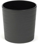 SIENA GARDEN Pflanzgef&auml;&szlig; &raquo;Modern&laquo;, &Oslash;: 30 cm, Kunststoff - grau