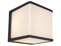 LUTEC LED-Außenwandleuchte »doblo«, anthrazit, inkl. Leuchtmittel, Breite: 15 cm -