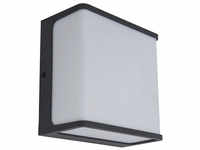 LUTEC LED-Außenwandleuchte »doblo«, anthrazit, inkl. Leuchtmittel, Breite: 15 cm -