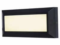 LUTEC LED-Wandleuchte, HxB: 32 x 10,1 cm, 11 W - schwarz