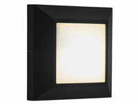 LUTEC LED-Wandleuchte, HxB: 3,15 x 10,1 cm, 4,5 W - schwarz